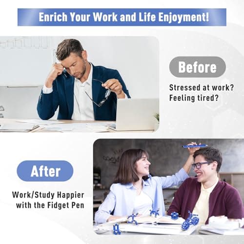 Easter Basket Stuffers for Teens, Gifts for Men Fidget Pen for Cool Stuff Gadgets, Anniversary Birthday Gift for Men Him Husband, Easter Egg Fillers Fidgets Multifunction Pen, Easter Basket Essentials - Thumbnail 6