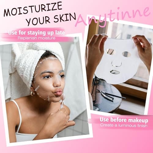 Meleell 40 Pack Collagen Face Masks Skincare Bulk for All Skin Types,Hydrating Spa Sheet Mask for Sensitive Skin, Facial Mask Sets For Women Skin Care,Hydrating Face Mask Gifts Set for Teen Girls - Thumbnail 6