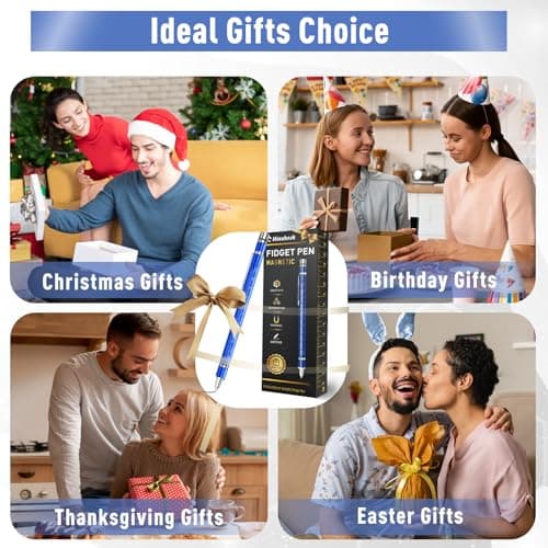 Easter Basket Stuffers for Teens, Gifts for Men Fidget Pen for Cool Stuff Gadgets, Anniversary Birthday Gift for Men Him Husband, Easter Egg Fillers Fidgets Multifunction Pen, Easter Basket Essentials - Thumbnail 5