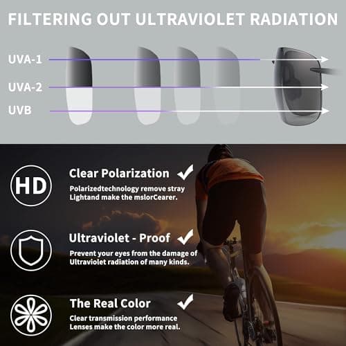 JIM HALO Flat Top Shield Sunglasses Square Mirror Rimless Glasses for Women Men (Black Frame/Mirror Blue Lens) - Thumbnail 4