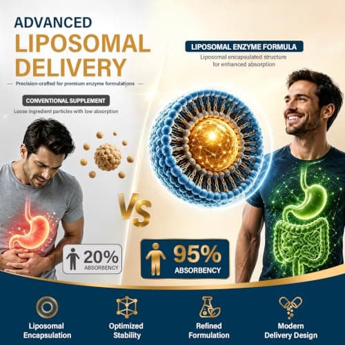 Marafiki Liposomal Nattokinase Supplement 12,000 FU with Serrapeptase 360,000 SPU, Multi Enzyme Complex with Vitamins, Minerals & Inulin for Circulation & Flow - 60 Veggie Capsules - Thumbnail 5