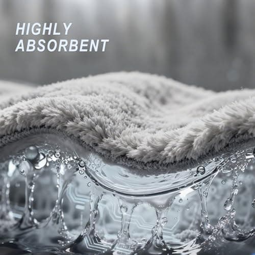 Lagtew Men's Hooded Fleece Bathrobe, Absorbent Anti-Static Plush Robe for Men with Pockets, Warm Soft for Home,NAVY,S/M - Thumbnail 6