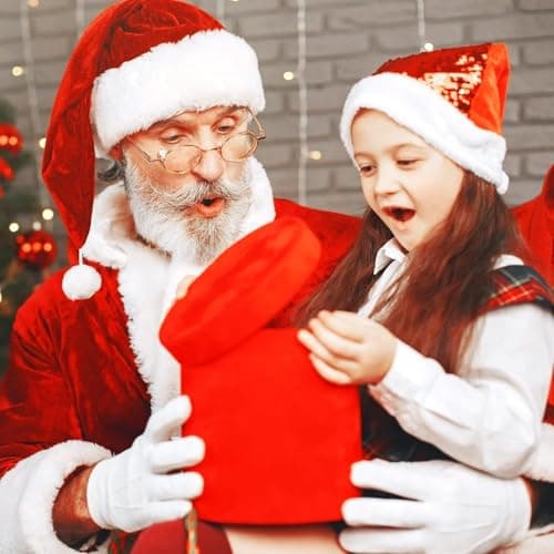 DressVoguer Santa Claus Costume for Men 9-Piece - Deluxe Santa Suit with Hat, Christmas Party Costume for Men Adult Santa Outfit XL - Thumbnail 6
