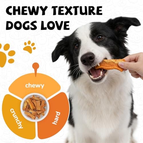 PAWUP Dog Treats, Dehydrated Pumpkin Slices, 100% Single Ingredient, Easy to Digest, Low Fat Dog Snacks for Small & Medium Dogs, Great for Sensitive Stomachs, 5.29 oz,14-16 Counts - Thumbnail 5