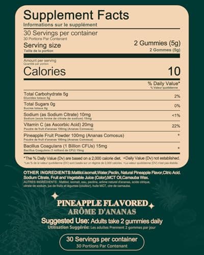 Zenvorica Premium Feminine Balance Gummies for Women - Hawaiian Pineapple pH Balance Probiotic Gummies for Odor and Flora Wellness, Immune Support, Vegan, 60 Count - Thumbnail 3