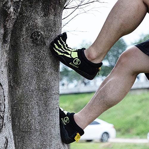 Aaspad Men's Fitness & Cross-Training Toe Sneakers with Five Finger Splited and No-Slip Rubber Sole Shoes (8.5) Multi - Thumbnail 6