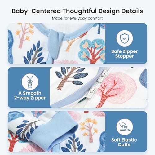 i-baby Outlast® Baby Sleep Sack with 2-Way Detachable Sleeves, Unisex Toddler Sleeping Bag with Smart Temperature Regulation, Growth-Friendly Baby Wearable Blanket with Legs for Infants, 3-4T - Thumbnail 6