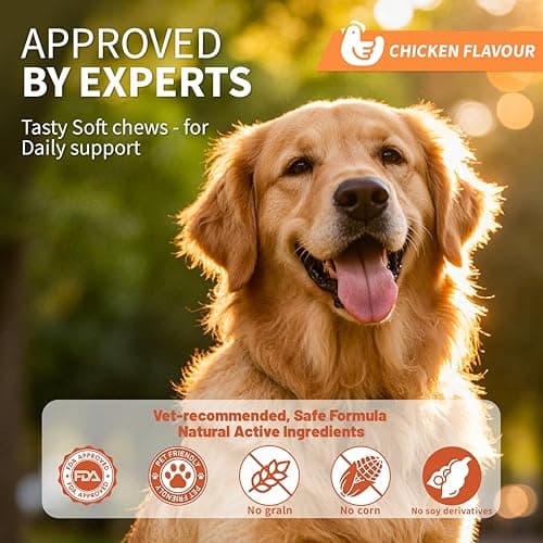 Dog Allergy Chews | Daily Support for Itchy Skin, Immune Health & Seasonal Allergies from Probiotics Omega 3 Quercetin Colostrum,Paw Licking, Pet Itchy Ear Relief Supplement - 100ct - Thumbnail 5