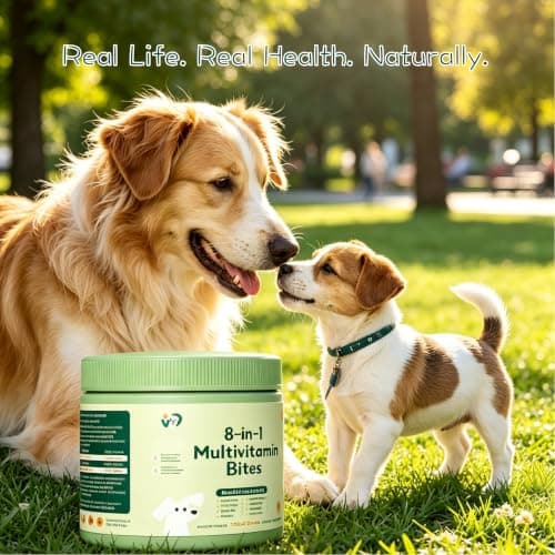 8-in-1 Dog Multivitamin Soft Chews - with Omega 3, Probiotics & Glucosamine - Immune, Skin, Joint, Digestive Support - Daily Supplement for All Dogs - Thumbnail 6
