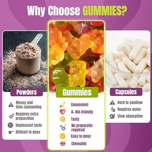 TrueSeaMoss Sea Moss Elderberry Gummies for Adults & Kids – with Burdock Root, Bladderwrack & Magnesium – 60 Gummies (Pouch May Vary) - Thumbnail 4