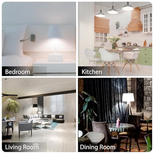 dalattin 4 Pack LED Bulbs Daylight White 5000K, 100 Watt Equivalent A19 Standard Bulbs, E26 Base, 1500 LM, Efficient 15W Energy Saving, Non-Dimmable, 80+ CRI, 120V, UL Listed, for Living Room, Office - Thumbnail 5