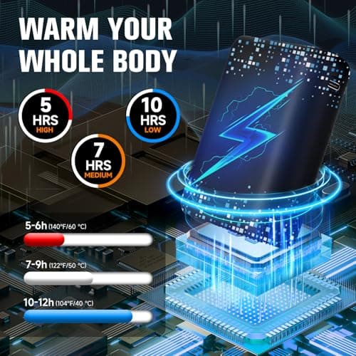 yeyeeyyee Heated Vest for Men with Battery Pack Included, Exclusive 10 Heating Zones Heated Vest, Lightweight Rechargeable, Perfect for Outdoor Activities Grey XL - Thumbnail 4