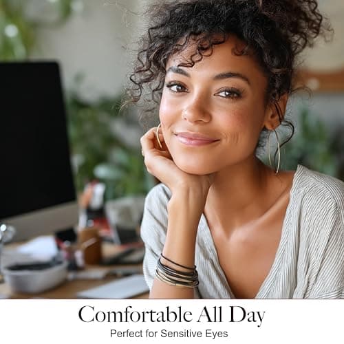 JoMay Self Adhesive Lash Clusters 10-16mm, Press On Lashes No Glue Needed, Strong Hold Natural Wispy Look, Beginner Friendly for Daily Wear & Sensitive Eyes - Thumbnail 4