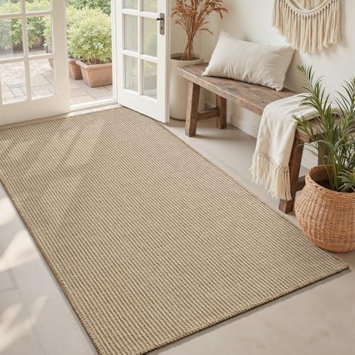 Jute 3x5 ft Rugs for Entryway Front Door Mat Indoor Entrance Indoor Door Mats Entryway Rugs Foyer Entry Entrance Mat Inside Doormat Welcome Mats Boho Farmhouse - Image 1
