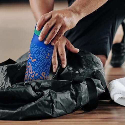 Ottle Cove Cruiser Stainless Steel Water Bottle - 24 oz Insulated Flask with Leak Proof Lid BPA-Free - Reusable Gym Water Bottle for Travel, Camping & Sports - Synapse Loop - Thumbnail 6