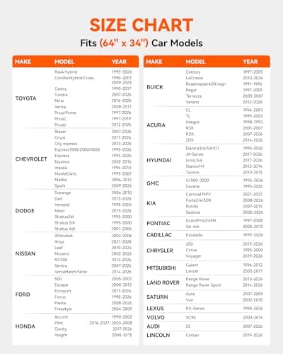 WOLFBOX Foldable Car Windshield Sun Shade for SUV Trucks Sedans 64''x34'' - Thumbnail 2