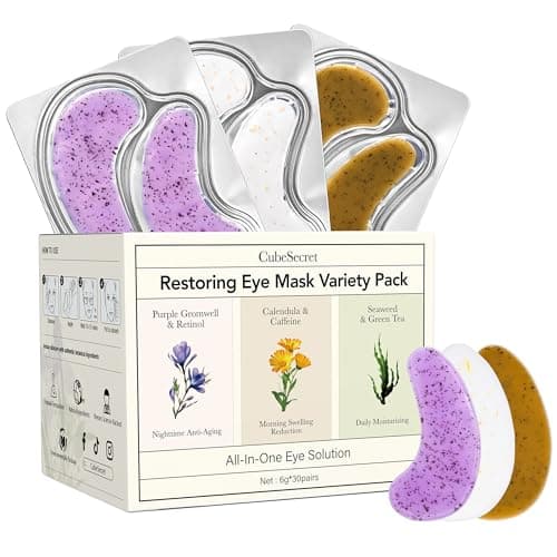 under eye masks (Botanical Eye Mask Set) - Image 1