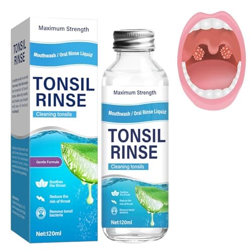 Tonsil Stone Remover Mouthwash - Alcohol-Free Oral Rinse to Soothe Tonsils and Combat Bad Breath, 4 Fl Oz - Image 1