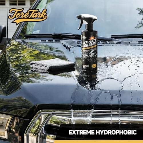 Real Ceramic Coating for Cars Polish (3.38 Fl Oz), Unmatched Shine Car Wax Coating Spray, No Pungent Smell, Quick Detailer Spray Wax, Lasts 50+ Washes Car Paint Sealant - Thumbnail 3