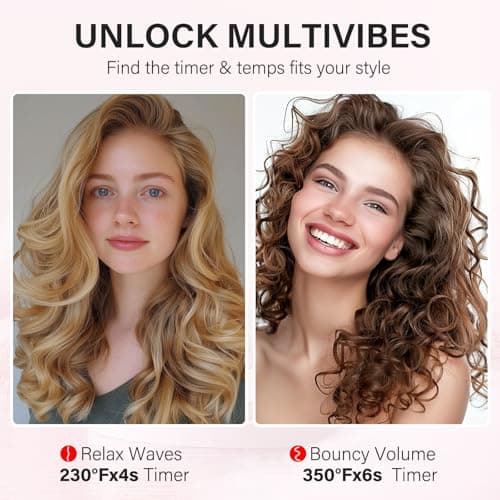 ZZR SEVEN Curling Iron Curling Wand Hair Crimper Waver, Hair Curler with Ceramic 3 Barrel for Women, Dual Voltage, Anti-Scald, Easy to Use, Green (Green) - Thumbnail 5