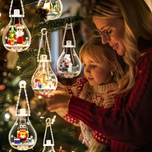 Christmas Ornaments 2026 Building Set, Crafts for Christmas Tree with Light - Thumbnail 5