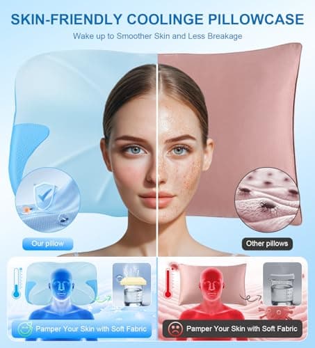 Neck Cervical Pillow for Side/Back/Stomach Sleepers, Pain Relief Neck Support Pillow Ergonomic Contour Memory Foam Pillow | Mellow Sleep Pillow Cloud Align with Cooling Comfort - Thumbnail 5