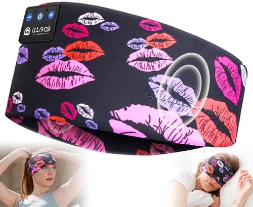 LOVE EYE Sleep Headphones Wireless Headband Headphones Bluetooth 5.4 for Side Sleeper Bluetooth Headband Earphones for Sports for tech Gadgets Gifts - Image 1