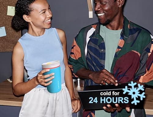 DLOCCOLD Insulated Stainless Steel Coffee Tumbler with Spill Resistant Lid, Reusable Iced Coffee Cup, Cup Holder Friendly Travel Coffee Mug, 24oz - Thumbnail 6