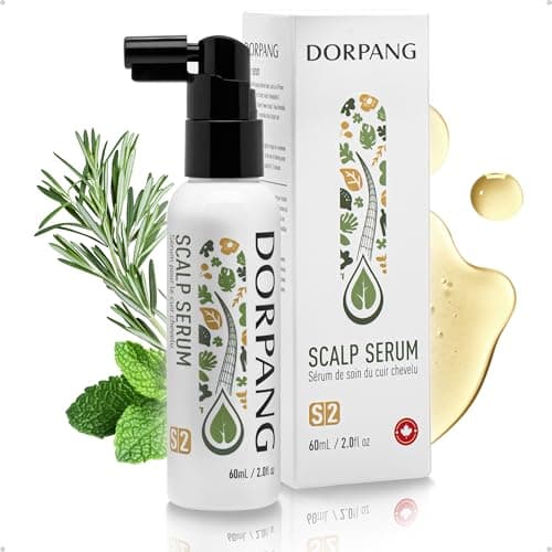 Scalp Serum for Thinning Hair in Men and Women, DORPANG Clinically Tested Formula with Peptides & Rosemary Oil, Non-Greasy No-Rinse Scalp Care for Men & Women, 60ml - Image 1