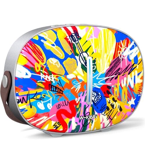 Bluetooth Speaker, W-KING T8II Portable Loud Speakers Bluetooth Wireless, 96W Max Party Large Outdoor Speaker Boombox Subwoofer, Heavy Bass/Crystal Clear Sound/Fast Charging/LED/BT5.4/AUX/USB Playback - Image 1
