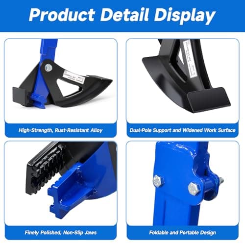 Pvirbravoo Sapling Puller Tool - Heavy Duty Tree Root Puller for ¼ to 2" Woody Stems | Fully Uproots Trees & Shrubs | Ergonomic Garden Tool for Landscaping, Farming, Forestry - Thumbnail 6