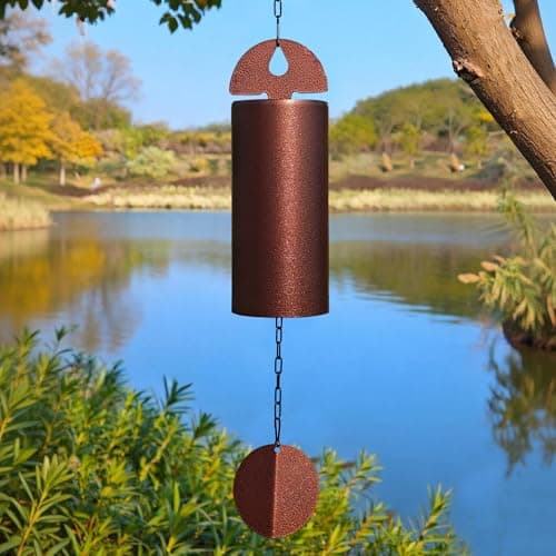 Wind Chimes for Outside Deep Tone - 27" Heroic Windbell Deep Resonance Serenity Bell,Windchimes Outdoors Decor for Patio Yard Porch Garden,Memorial Wind Chimes Gifts for Mom Grandma,Christmas, Bronze - Image 1