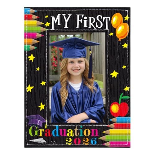 FaCraft Preschool Graduation Gift - 4"x6" Pre K Kindergarten Graduation Gifts 2026 Graduation Picture Frame My First Graduation Frame End of Year Gift for Kids Students Boys Girls Son Daughter - Image 1