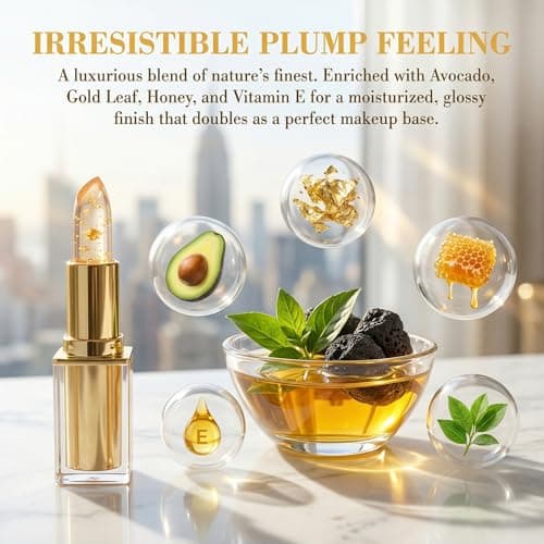 pH Adjusting Lipstick for Mature Women, Transferproof Clear Lip Gloss, Clear lip stick That Changes Color, Long Lasting 24 Hours Moisturizing, Suitable for All Skin Tones (1 Pcs) - Thumbnail 5