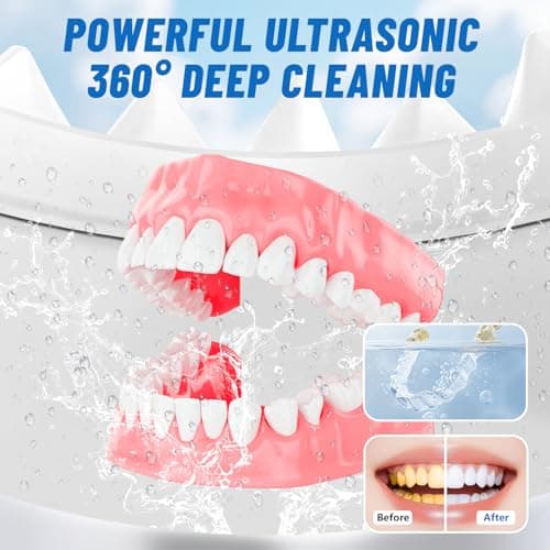 Ultrasonic Retainer Cleaner Machine for Dentures | 45kHz Dental Cleaning Pod for Aligner, Nightguard, Braces, Jewelry, Watch, 3 Timer Modes - with Cooling Fan & Removable Base (Light Purple) - Thumbnail 3