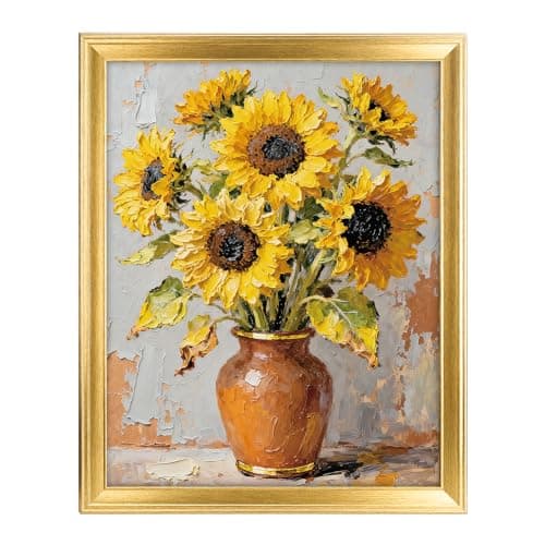 TWING Gold Picture Frames 11x14 Inch 1 Pack,Ornate Vintage Photo Frame for Wall,Display 8x10 Pictures with Mat or 11x14 without Mat,Rustic Gold - Image 1