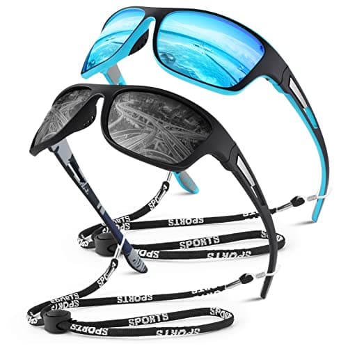 WEAROYO Polarized Sports Sunglasses for Men Women,Fishing Driving Rectangular Goggles UV400 Protection - Image 1