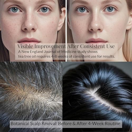 BasYar 100% Pure Australian Tea Tree Oil - Undiluted Natural Essential Oil for Skin Care, Nail Health & Home Use, Steam-Distilled from Wild Melaleuca, 10ml Amber Glass Bottle - Thumbnail 3