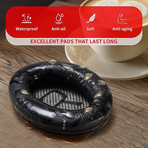 Premium Ear Pad Replacement for Bose Headphones Earpads, Compatible with Bose QuietComfort 35 ii /QC35 /QC25 /QC2 /QC15 /Ae2 /Ae2i /Ae2w /SoundTrue & SoundLink, by Krone Kalpasmos – Classic Black - Thumbnail 4