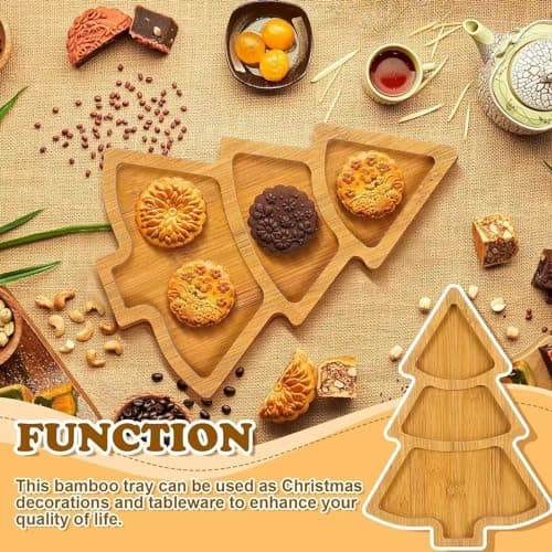 AYWVRBST Cheese Board, Fruit Candy Plate, Fruit Plate, Cutting Board (Tree) - Thumbnail 3