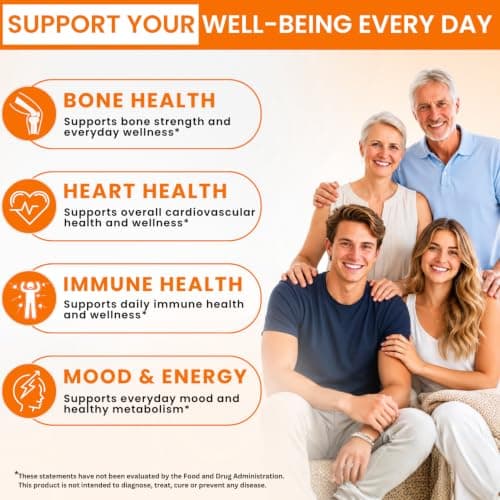 VITBOOST Vitamin D3 K2 Complex - Easy to Swallow - Vitamin D (D3) 5000 IU (125 mcg) & K2(MK-7) 90 mcg | Non-GMO | Gluten-Free | USA Made | 120 Capsules - Thumbnail 5