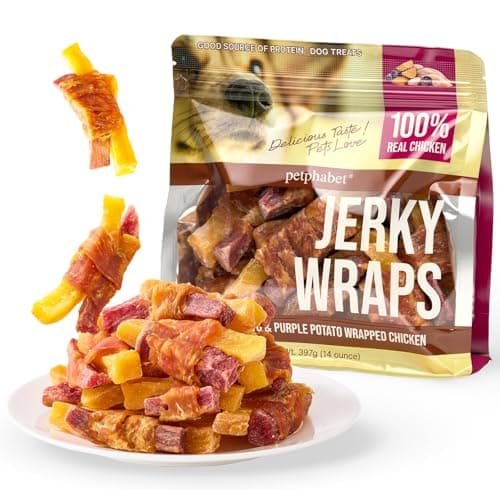 PETPHABET Chicken Wrapped Double Sweet Potato Dog Treats, 14oz