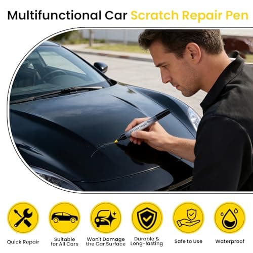 Magic Car Scratch Remover Pen, Car Scratch Removal Pen for All Car Colors, Scratch Repair Pen, Easy DIY Paint Repair Kit, Quick Fix for Wear Swirl Marks And Scuffs, 2PCS - Thumbnail 2