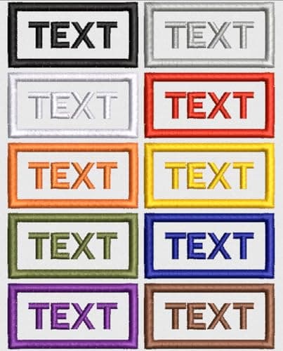 AfeilarSfltch 10 Pieces Custom Uniform Name Tapes - Work Shirt Patches, Iron On Name Tags, Name Plate Personalized, Hook & Loop Name Tag