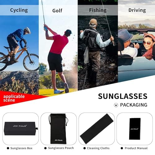 JIM HALO Flat Top Shield Sunglasses Square Mirror Rimless Glasses for Women Men (Black Frame/Mirror Blue Lens) - Thumbnail 6