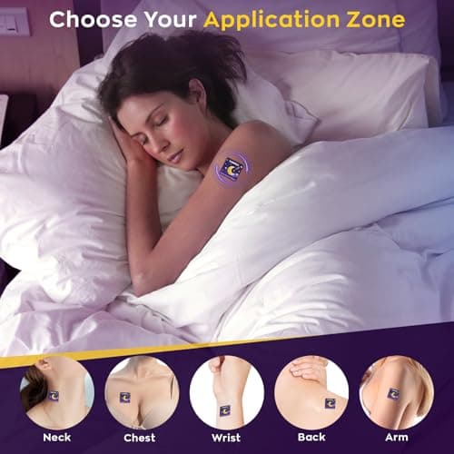 Lunalex 66ct Sleep Patches for Adults Extra Strength – All Natural Nighttime Comfort with Melatonin & Magnesium, Quick-Acting & Long-Lasting - Thumbnail 4