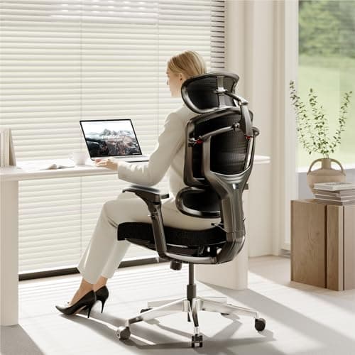 FLEXISPOT ErgoX-PRO Ergonomic Office Chair Black – Cloudtech Cushion, 5D Lumbar, 7D Armrests, 4D Headrest, 551LBS Capacity – Office, Gaming, Home - Image 1