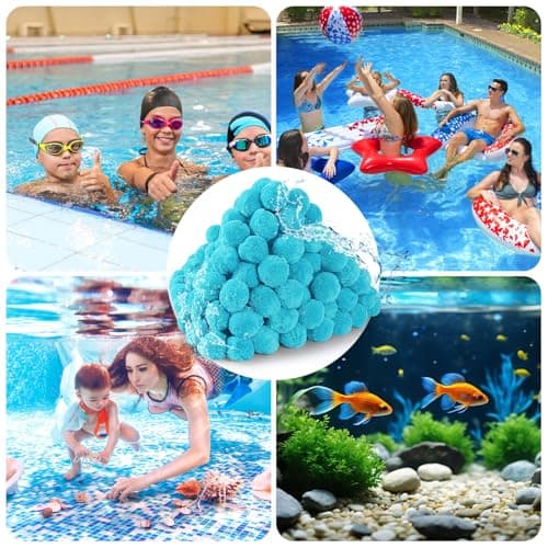 TIXANF Pool Filter Balls for Sand-Filter,Eco-Friendly Fiber Filter Media for Swimming Pool Sand Filters,4.6 Lbs Reusable Sand Filter Ball for Pool Cleaning(Equals 150 lbs Pool Filter Sand) - Thumbnail 5