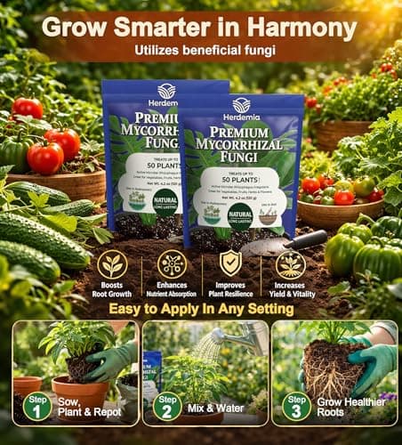 Mycorrhizal Fungi - Organic Root Stimulator & Soil Activator | Pure Concentrated Mycorrhizae Inoculant for Outdoor & Indoor House Plants, Mycorrhizal for Tomato, Flowers, Fiddle Leaf Fig, Monstera - Thumbnail 5