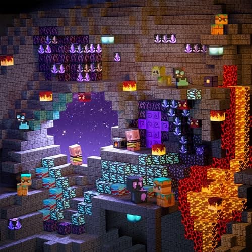 GobiDex Magnetic Blocks, Building Toys Game-Based Build Magwonder Cave World with Magnet Construction Toys STEM Sensory Gift for Boys Girls Birthday - Thumbnail 5